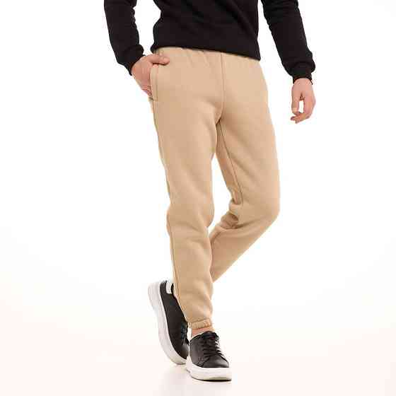 Чоловічі штани джогери з кишенями пісочні Pobedov 007 ЗИМА Київ