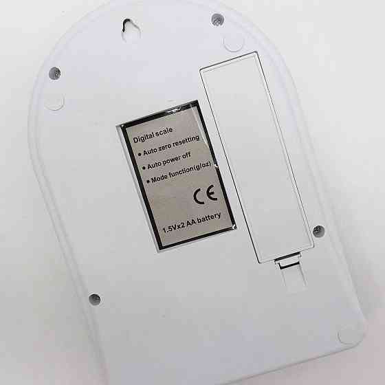 Кухонные весы до 10 кг, SF-400, на батарейках / Цифровые настольные весы для кухни Киев