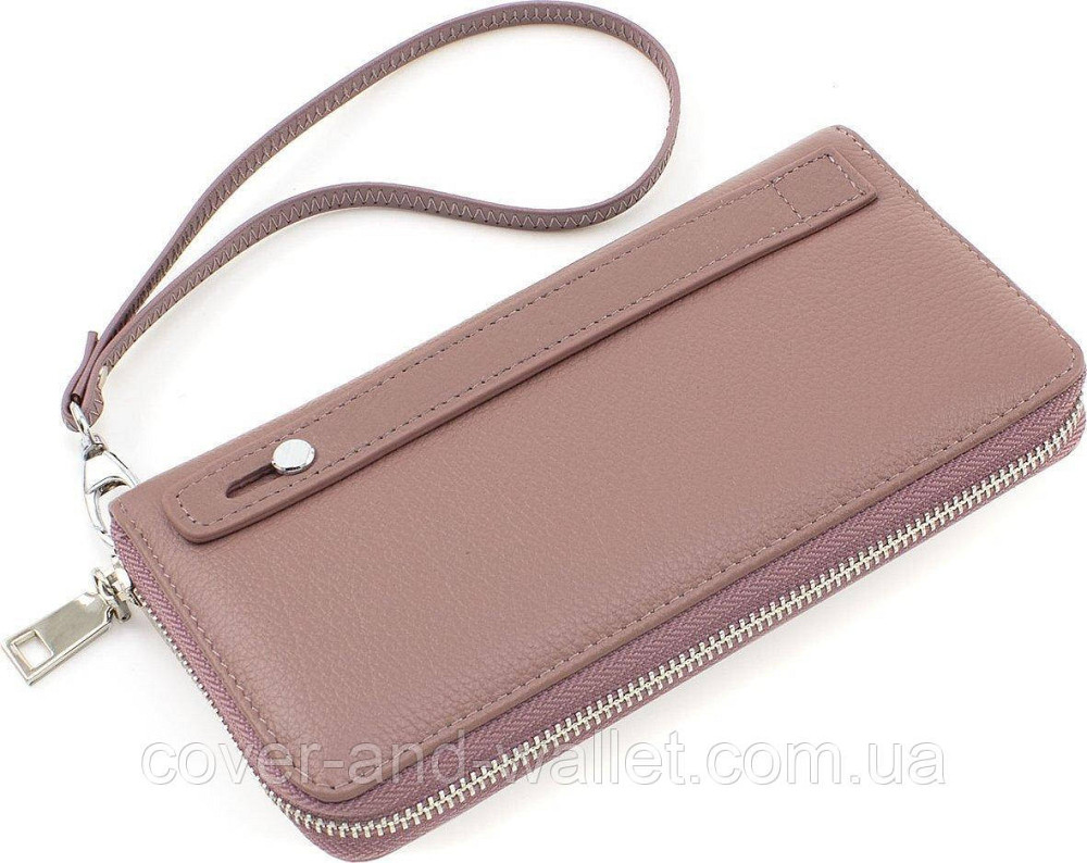 Женский кожаный кошелек на молнии свет розовый Marco Coverna MC 7003-6 Киев - изображение 12