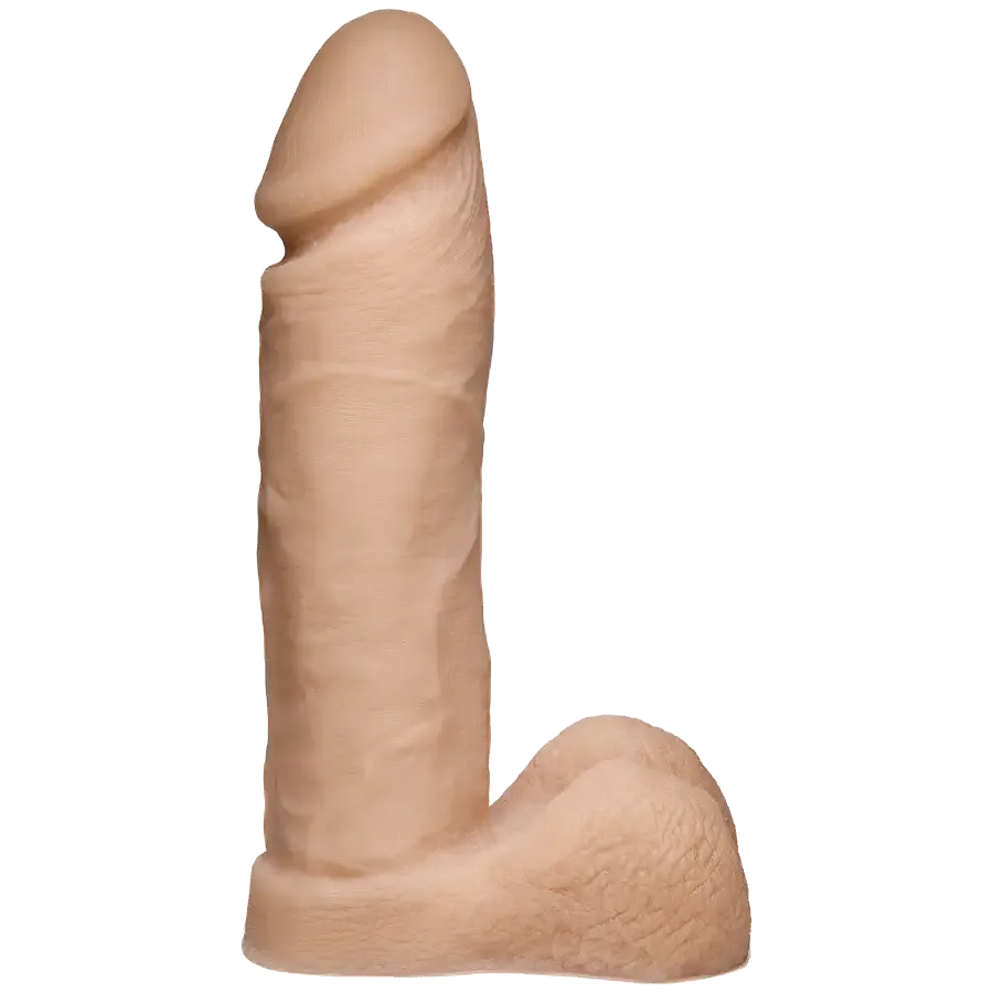 Фалоімітатор Doc Johnson Platinum TRUSKYN - The Tru Ride 8 Inch, діаметр 4,8 см, двошаровий силікон Львів - фото 1