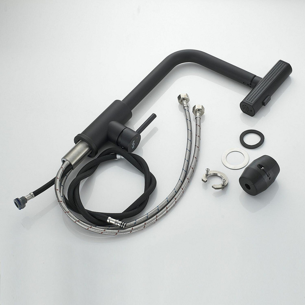 Змішувач для кухні чорний (120031942) Київ - фото 8