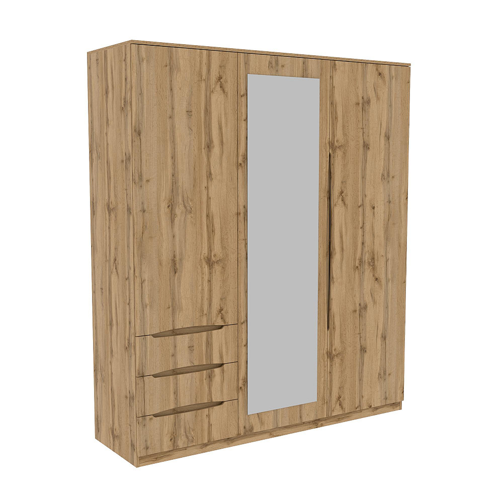 Шкаф Дельта 2, Дуб Аппалачи, 1800х550х2100 Львов - изображение 1