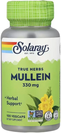 Экстракт коровяка Solaray Mullein Leaf 330mg 100 вег капс Киев