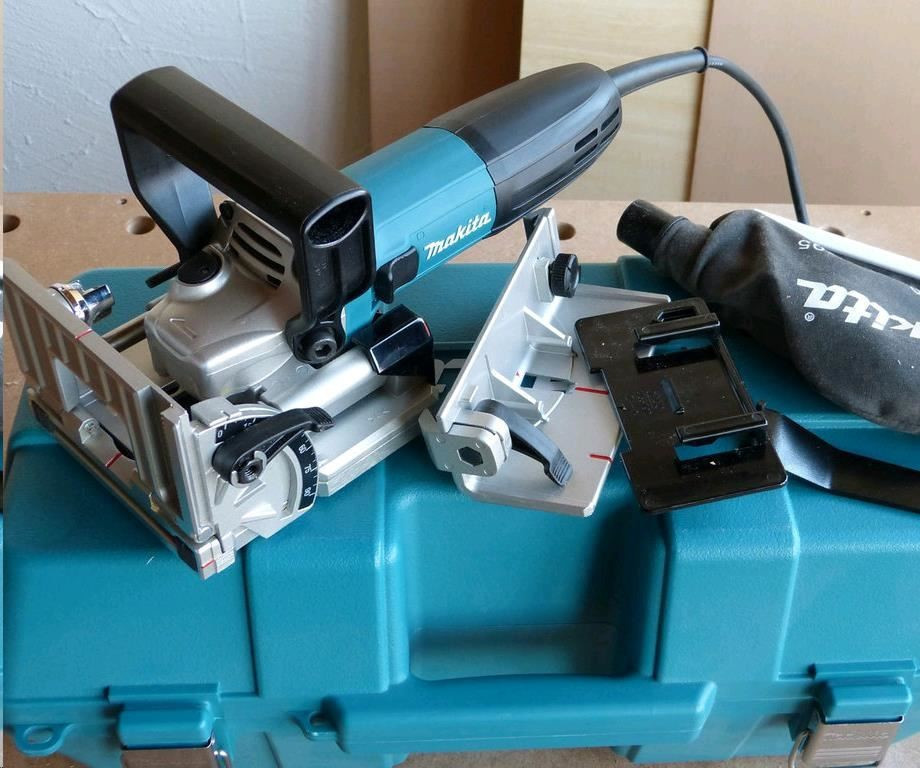 Профессиональный фрезер ламельный для шкантов и пазов MAKITA PJ7000J : 710 Вт фрезер для плоских разъемов Киев - изображение 8