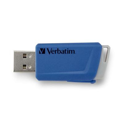 USB флеш накопичувач Verbatim 2x32GB Store 'n' Click Red/Blue USB 3.2 (49308) Вінниця - фото 7