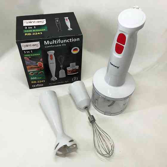 Портативный блендер для смузи Rainberg, Блендер нержавеющая сталь Мультифункциональный TD-97 Львов