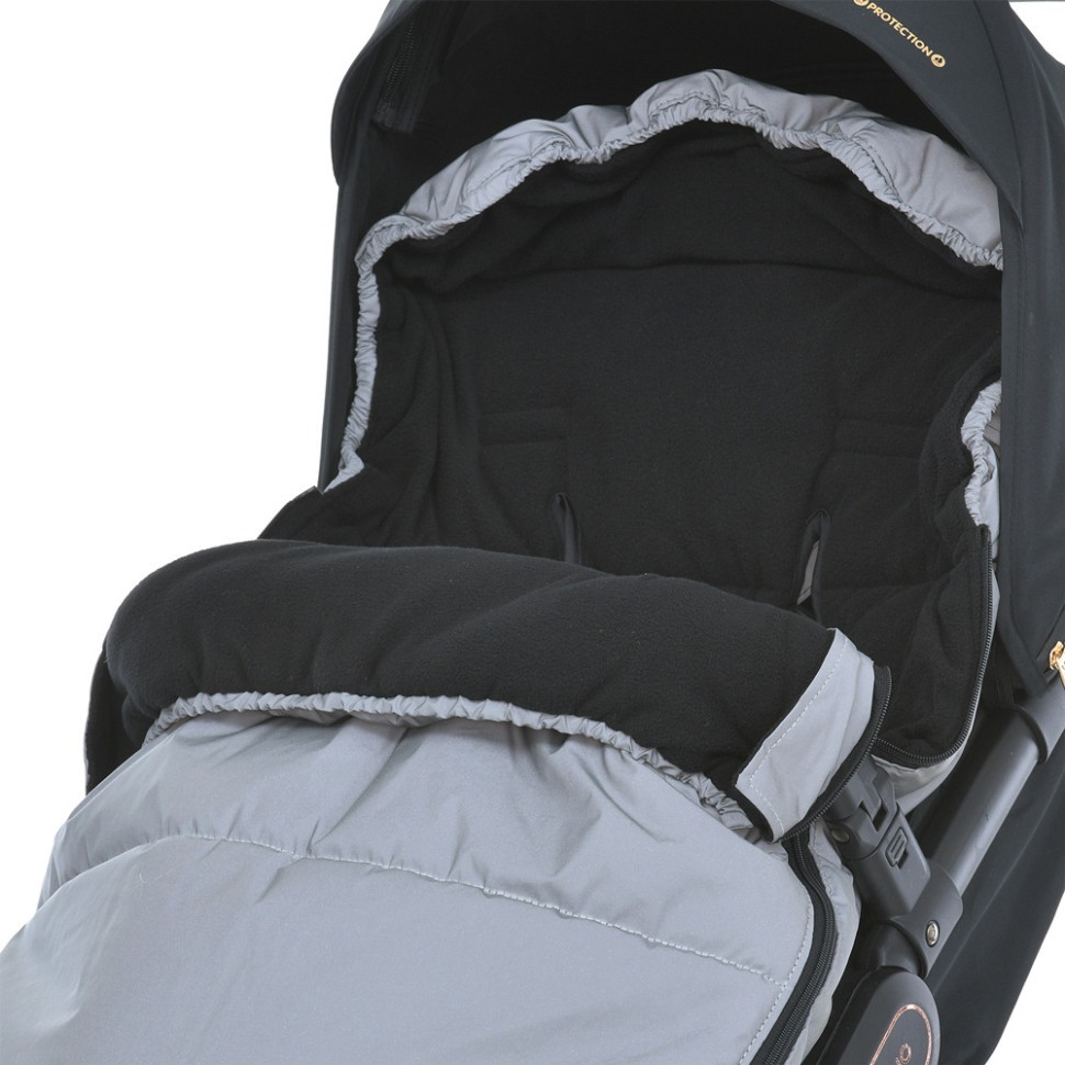 Конверт у коляску ME 1131 Footmuff Plus Reflective 100 х 53 см, застібки-блискавки Вінниця - фото 4