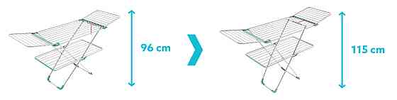 Сушарка для білизни підлогова Colombo Double (ST797) Київ