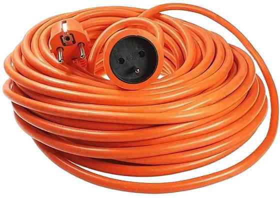 Удлинитель BX-786 30 м 3x2,5 мм² 3000 Вт с заземлением, бытовой, оранжевый, силовой кабель Одесса