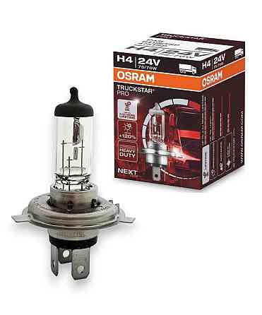 Галогенова лампа OSRAM H4 64196TSP TruckStarPro +120% 75/70W 24V P43T (1 шт.) Харків