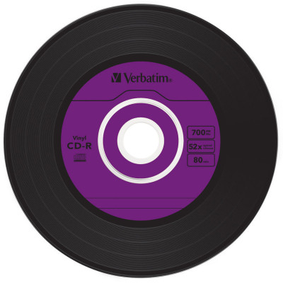 Диск CD Verbatim CD-R 700Mb 52x Slim case Vinyl AZO (43426) Винница - изображение 5