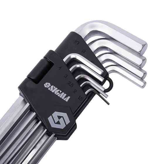 Ключи шестигранные 9шт 1.5-10мм CrV (средние) SIGMA (4022021) Киев