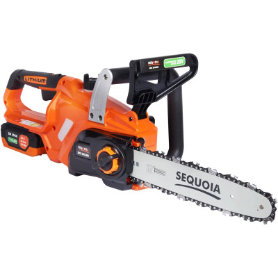 Цепная пила SEQUOIA 20 В, бесщет. двиг, шина 30 см, АКБ 4 Ач и ЗУ, 3.2 кг (SBC2012BS-EV) Винница - изображение 7