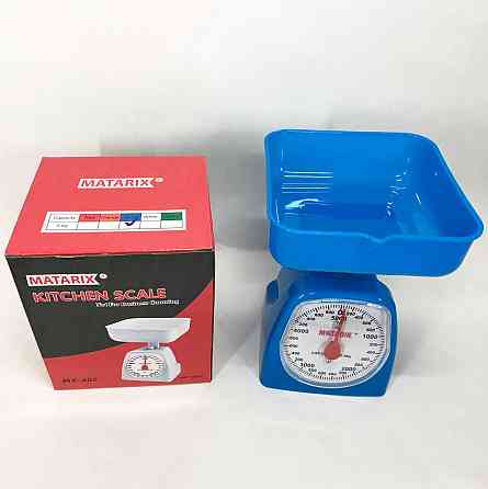 Кухонні ваги для харчових продуктів MATARIX MX-405 5 кг синие, Ваги кухонні для SK-260 маленької ваги Київ