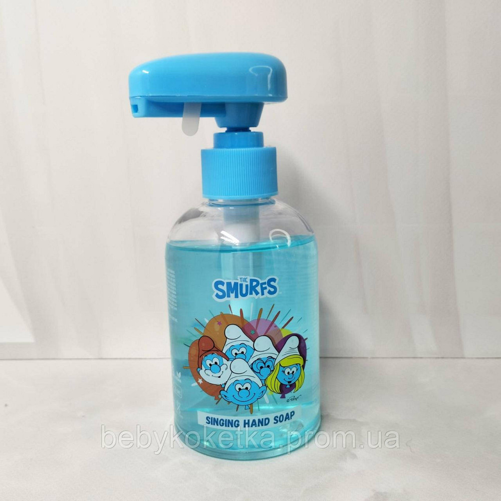 Поющее детское гель-мыло для рук The Smurfs, 250 мл Львов - изображение 1