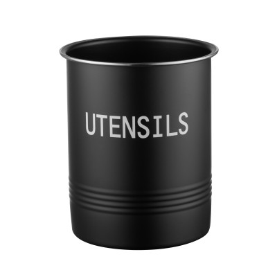 Аксессуар кухонный Ardesto Підставка для кухонного приладдя Midori 12х15.5см, метал, чорний (AR0915B) Винница - изображение 1