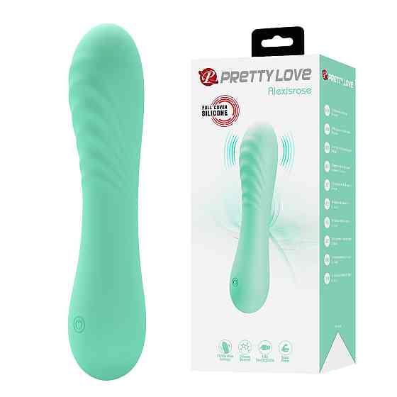 Вибратор PRETTY LOVE Alexisrose, зеленый, 15 х 3.1 см Sex Aura Киев