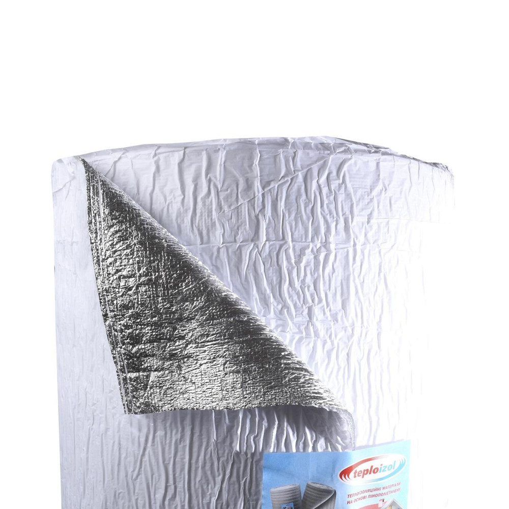 Полотно фольговане самоклейка 8,0 мм одностороннє, шир.-100см, 25 м.п. НА ПАПЕРІ (000022601) Київ - фото 2