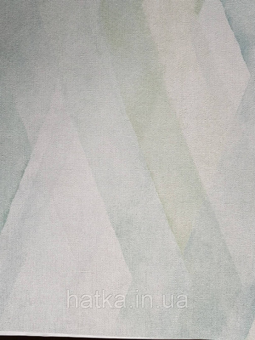 Шпалери вінілові на флізелін Marburg Shades смуги зигзаг розмиті з ефектом старіння сині бірюзові білі Київ - фото 1