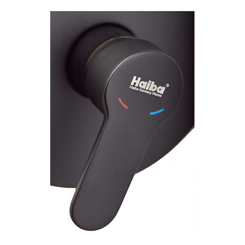 Чорний змішувач для душу Haiba Amanda 003 (Inner) HB3956 Харків - фото 6