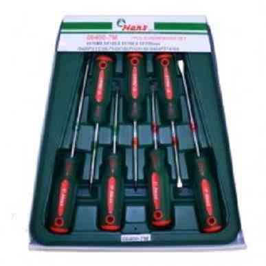 Набор отверток 7 предметов шлиц и крест HANS (06400-7M) Винница