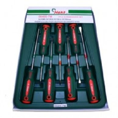 Набір викруток 7 предметів шліц та хрест HANS (06400-7M) Вінниця - фото 1