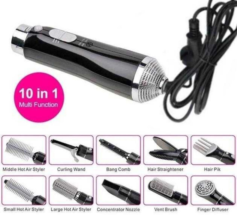 Стайлер 10 в 1 Hair Styler Fullcome 87010, 10 насадок, 850 Вт. Харків - фото 1