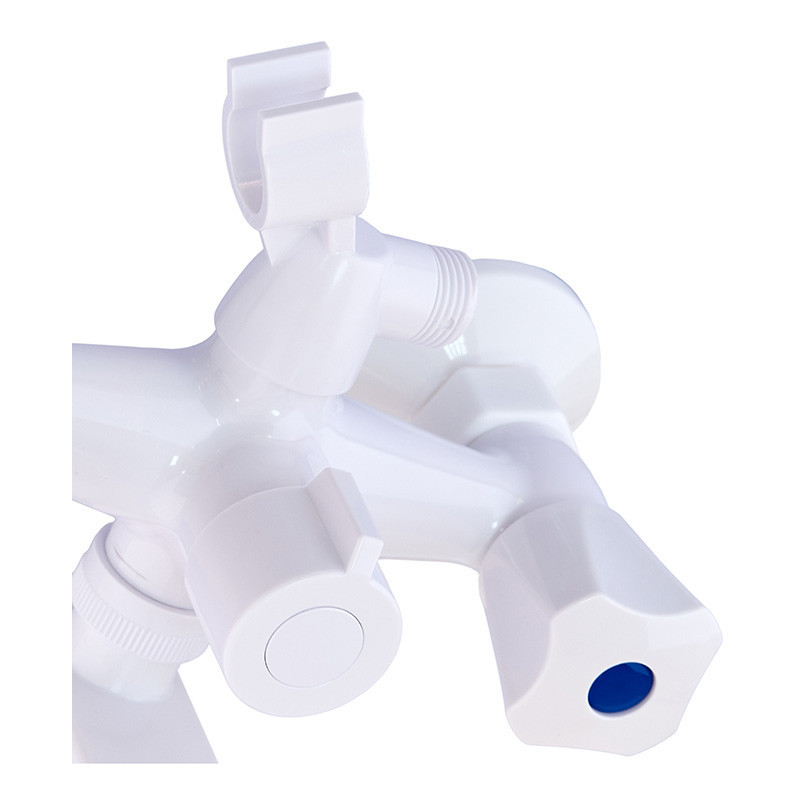 Змішувач для ванни Plamix Omega-140 Euro White без шланга та лійки PM0648 Харків - фото 3