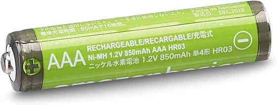 Акумуляторні батарейки AmazonBasics AAA High Capacity 850 mAh сірі NiMH 8 шт попередньо заряджені низький саморозряд Київ