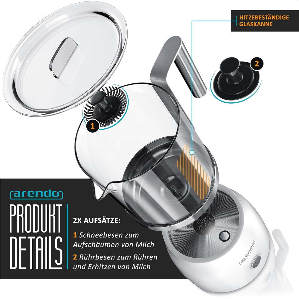 Електричний спінювач молока Milkstar Arendo Луцьк - фото 3