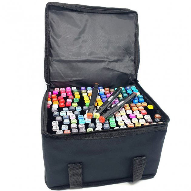 Художні маркери для скетчів, Круті маркери для малювання, Скетч-маркери сумкою Якісні спиртові UT-18 Івано-Франківськ - фото 5