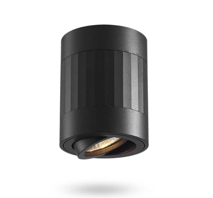 LED Світильник під лампу GU10 накладний чорний +чорна пряма лінія VL-SPF04A-BFB Videx Житомир - изображение 3