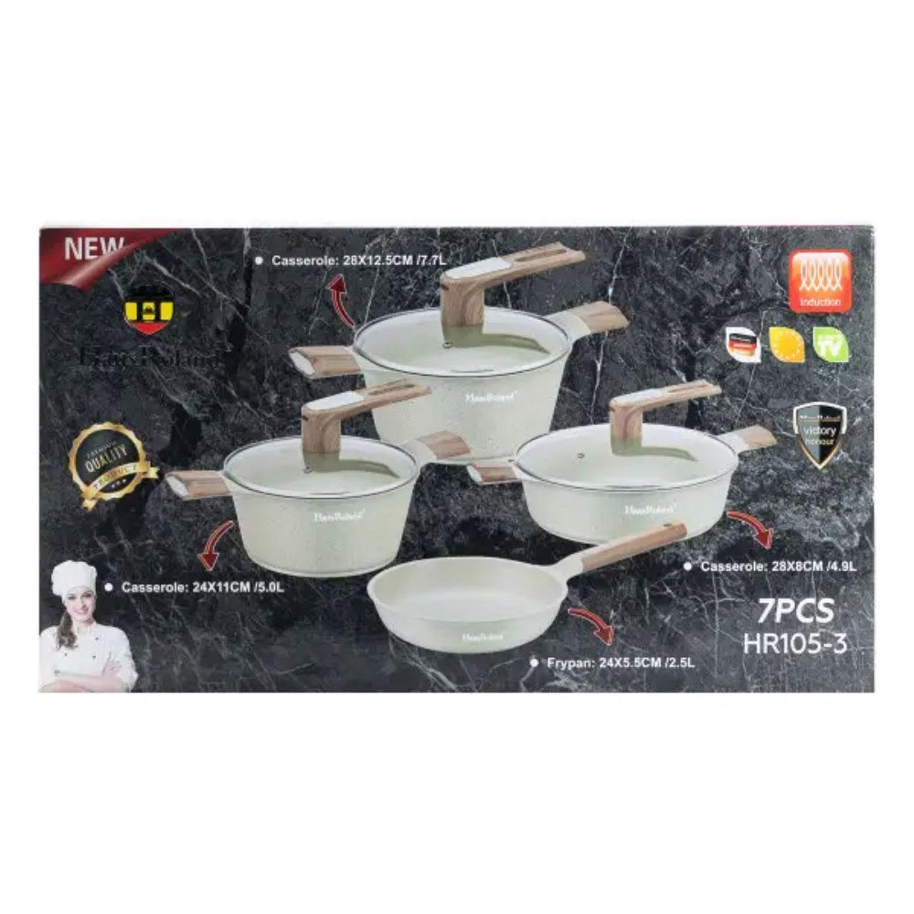 Набір для приготування з антипригарним покриттям, 4 шт. Київ - фото 6