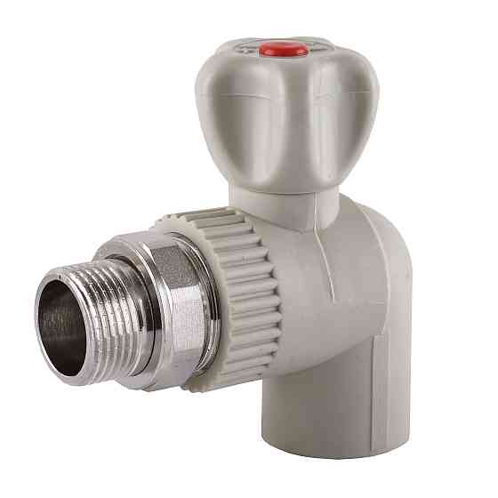 Кран радіаторний кутовий Vsplast  PPR ф25x3/4″ 2026 Луцк