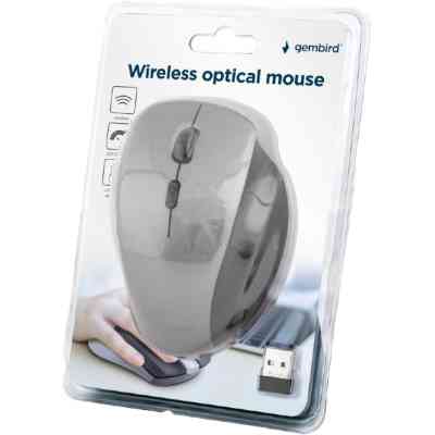 Мышка Gembird MUSW-6B-02-BG Wireless Black-Spacegrey (MUSW-6B-02-BG) Винница