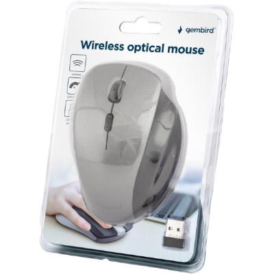 Мишка Gembird MUSW-6B-02-BG Wireless Black-Spacegrey (MUSW-6B-02-BG) Вінниця - фото 3