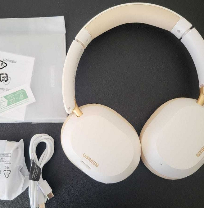 Бездротові навушники Ugreen HiTune Max5C White ANC LDAC Hi-Res BT 5.4 Харьков - изображение 1