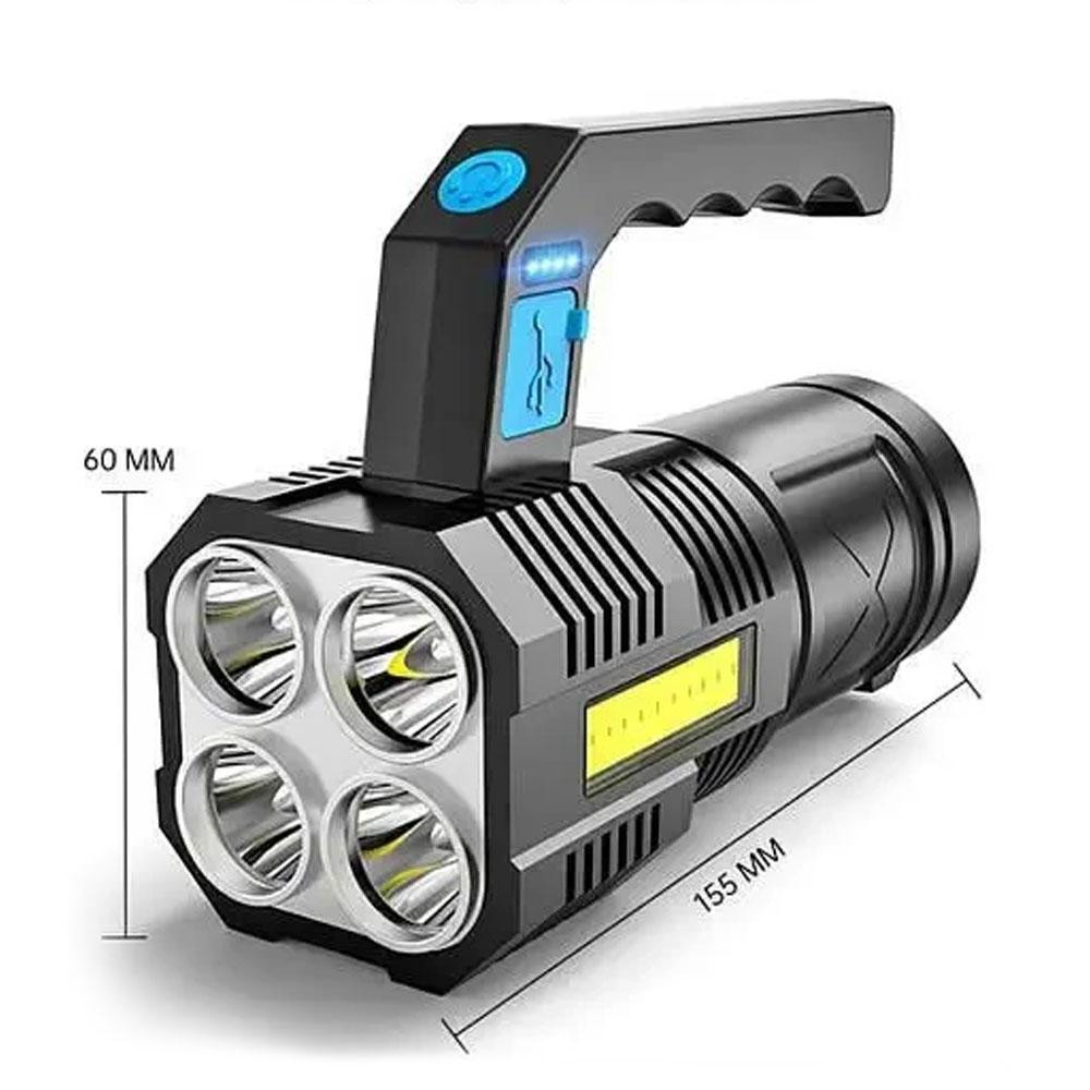 Світлодіодний ручний ліхтар 1200 мАг,4LED,від USB Multi Fuction Portable La SBR Київ - фото 9