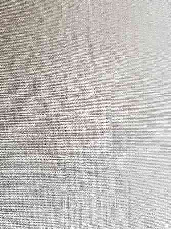 Ообои вінілові на флізелін Decoprint Moments MO22805 однотонні під мішковину кремові з рожевим Київ