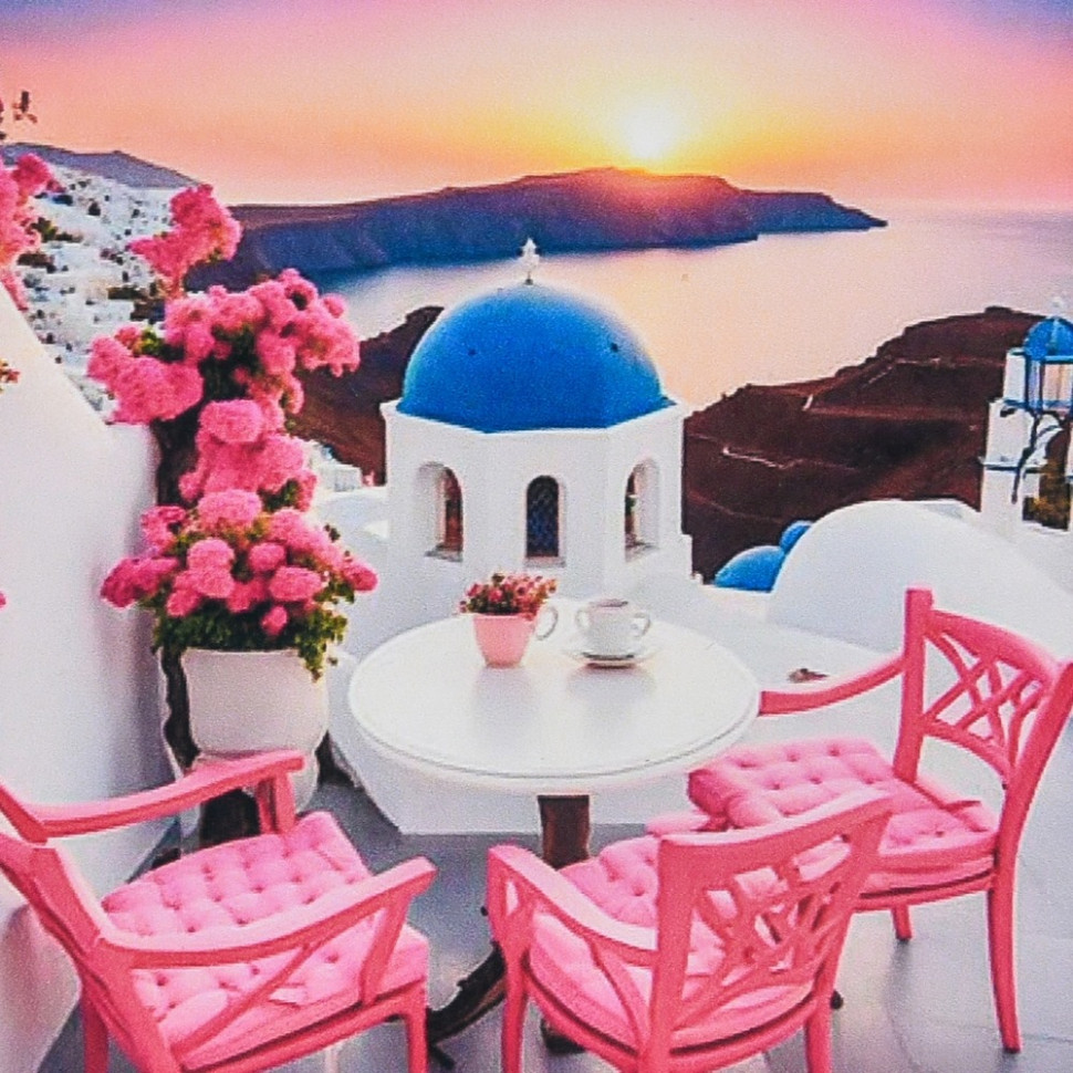 Алмазна мозаїка "На світанку" HEE16344 30х30 см Вінниця - фото 1