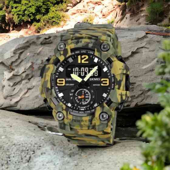 Водонепроницаемые мужские часы SKMEI, Армейские часы милитари Водостойкие тактические JP-38 Львов