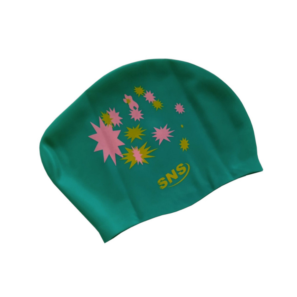 Шапочка для плавання для довгого волосся SNS KW-2 Вишневе - фото 6