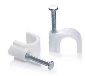 Кабельна кліпса кругла 9 мм (100 шт) Харків