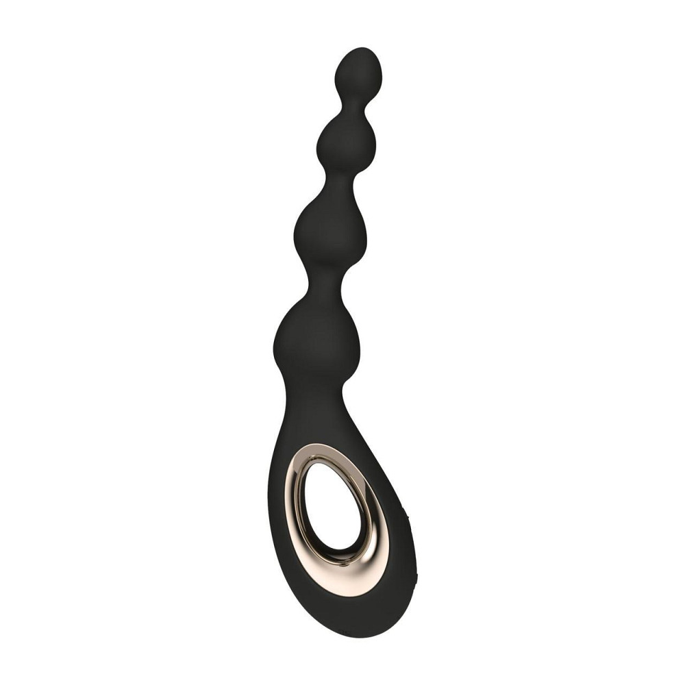 Анальне намисто з вібрацією LELO Soraya Beads Black, різний діаметр намистин, 8 режимів Sex Aura Київ - фото 1