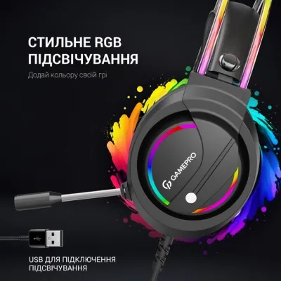 Наушники GamePro HS733 Black (HS733) Винница - изображение 4