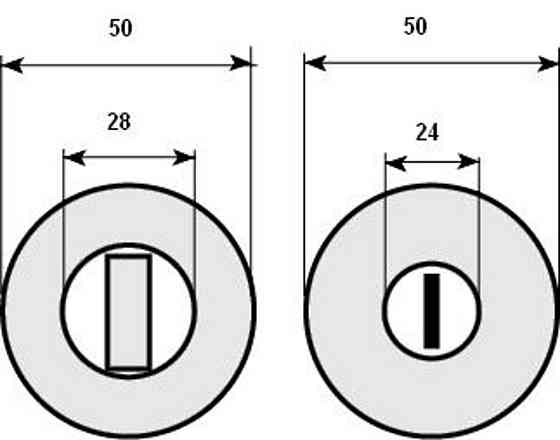 Накладка CD 69 BZG G вж мат. хром Eco plus Киев