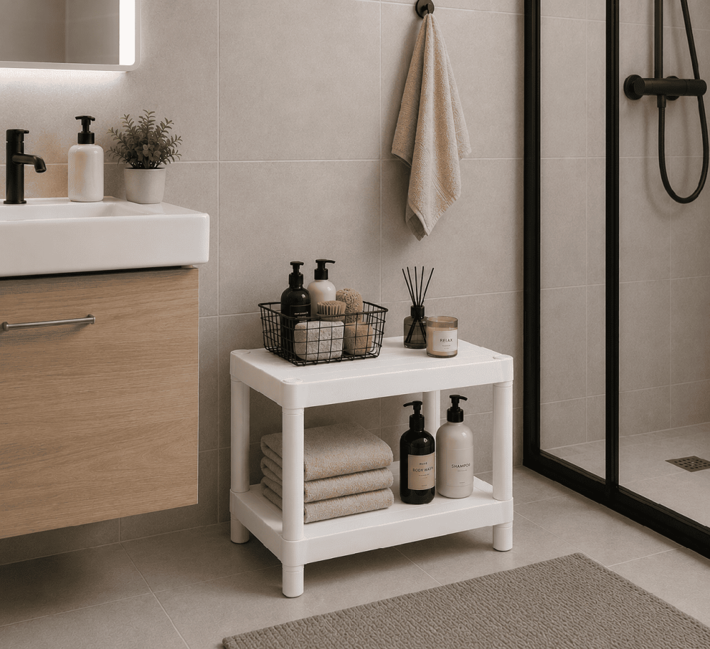 Етажерка 2-х ярусна Violet House 6032 Olympic WHITE 27х42х39 см (7040709) Київ - фото 5