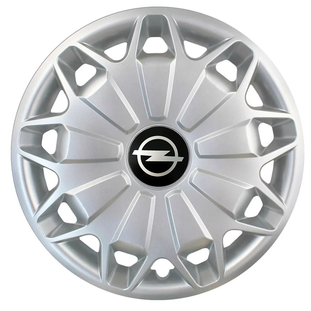 Автомобильные модельные колпаки R15 Opel 338 4шт, SJS, серебряные Киев - изображение 1