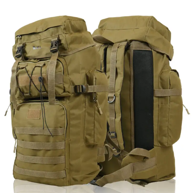 Тактичний рюкзак 70л койот. Великий рюкзак тактичний, армійський рюкзак на 70 літрів Київ - фото 1