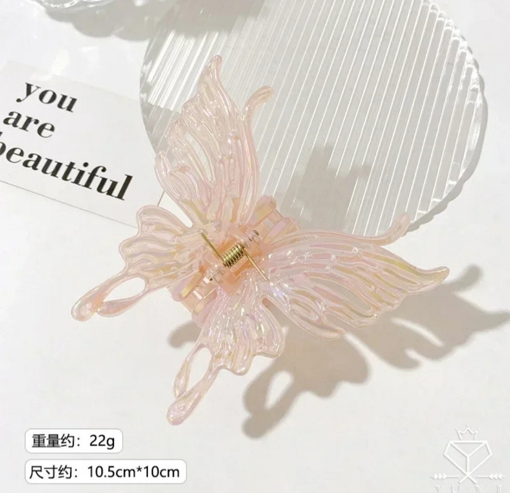 Заколка-крабік метелик велика Сміла - фото 1